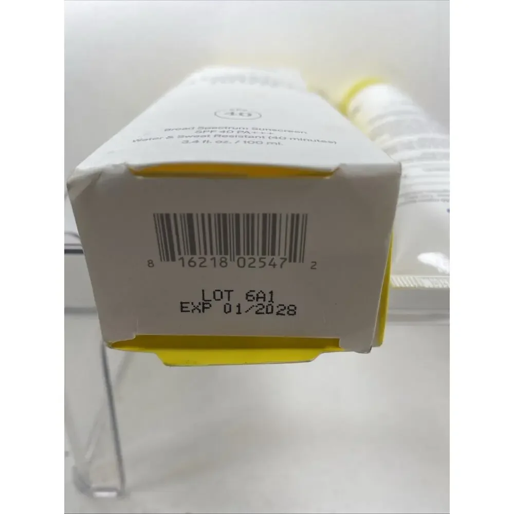 Supergoop! Unseen Sunscreen Body SPF 40 3.4 oz 1/28 Sealed